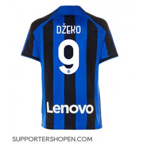 Inter Milan Edin Dzeko #9 Hemma Matchtröja 2022-23 Kortärmad